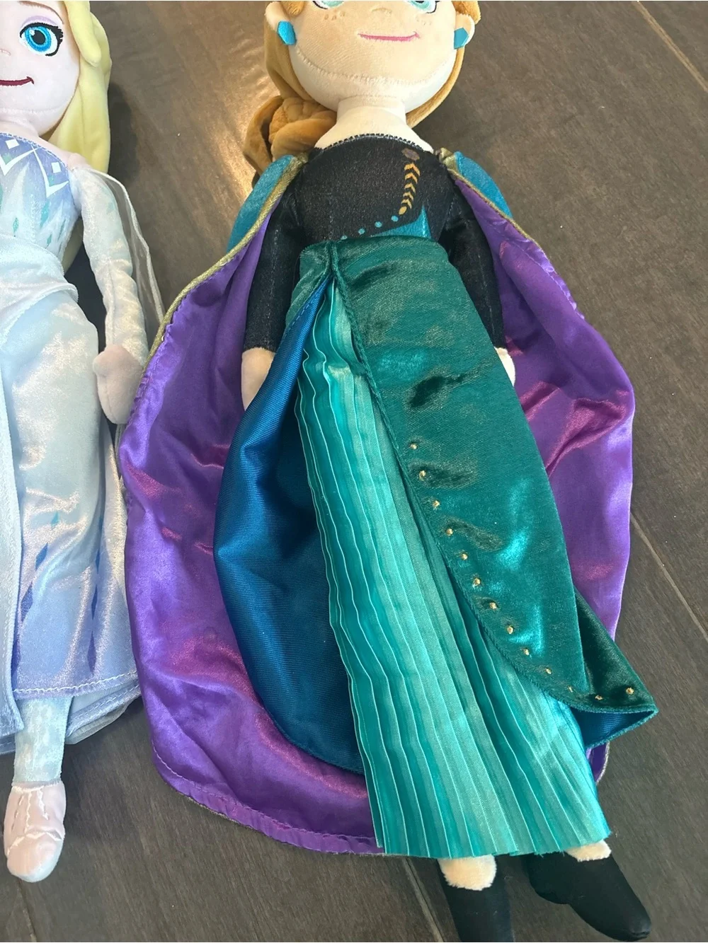 Disney Frozen Elsa & Anna Plush Dolls - Light Blue, Teal, Purple, Blonde